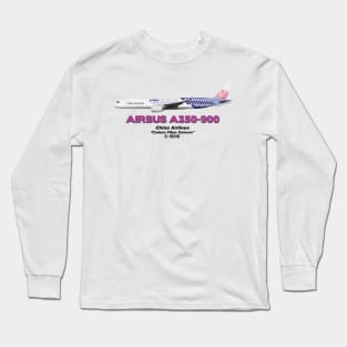 Airbus A350-900 - China Airlines "Carbon Fiber" Long Sleeve T-Shirt